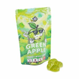 Sky High Edibles – Green Apple 600mg THC Gummies