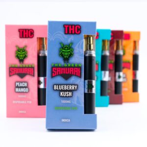 The Green Samurai – 1000MG THC Disposable Pen 1ML – Blueberry Kush
