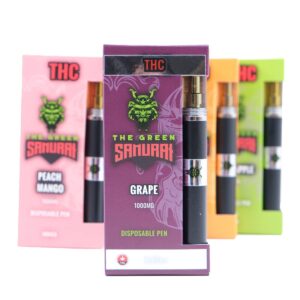 The Green Samurai – 1000MG THC Disposable Pen 1ML – Grape