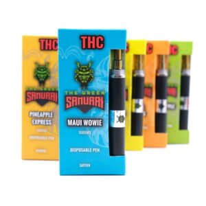 The Green Samurai – 1000MG THC Disposable Pen 1ML – Maui Wowie