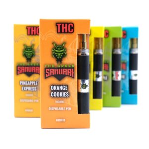 The Green Samurai – 1000MG THC Disposable Pen 1ML – Orange Cookies