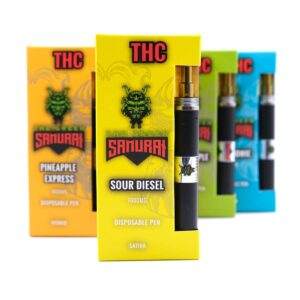 The Green Samurai – 1000MG THC Disposable Pen 1ML – Sour Diesel