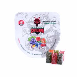 The Green Samurai – 150mg Bear Bombs – Fruit Pack