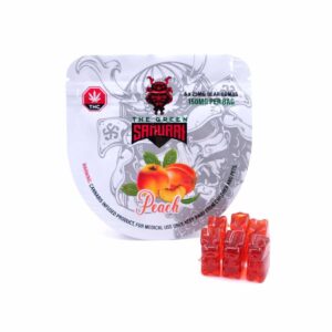 The Green Samurai – 150mg Bear Bombs – Peach