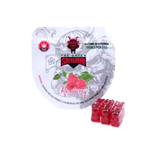 The Green Samurai – 150mg Bear Bombs – Raspberry