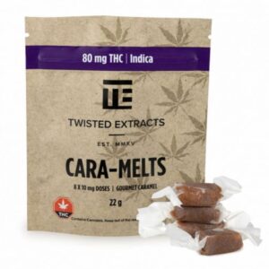 Twisted Extracts – Caramelts – Indica – 80mg THC