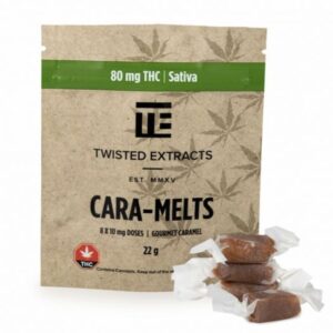 Twisted Extracts – Caramelts – Sativa – 80mg THC