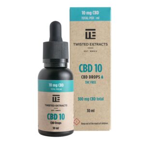 Twisted Extracts – Oil Drops Tincture – CBD 10