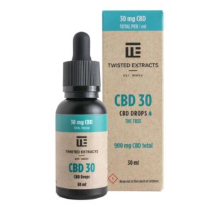 Twisted Extracts – Oil Drops Tincture – CBD 30