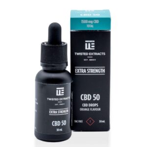 Twisted Extracts – Oil Drops Tincture – Extra Strength CBD 50