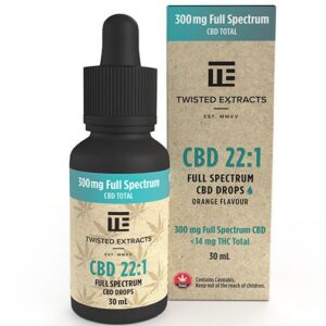 Twisted Extracts – Oil Drops Tincture – Full Spectrum CBD 22:1