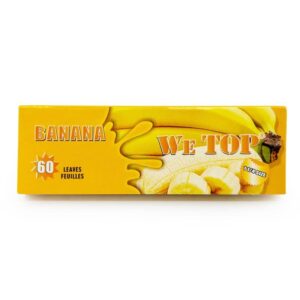 We TOP – 1¼ Premium Flavoured Rolling Papers – Banana – $2.49