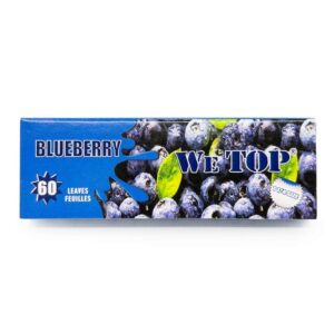 We TOP – 1¼ Premium Flavoured Rolling Papers – Blueberry – $2.49