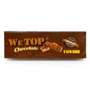 We TOP – 1¼ Premium Flavoured Rolling Papers – Chocolate – $2.49