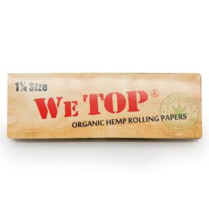 We TOP – 1¼ Premium Organic Hemp Rolling Papers – $2.49