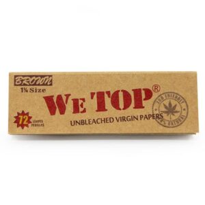 We TOP – 1¼ Premium Unbleached Virgin Rolling Papers – $2.49