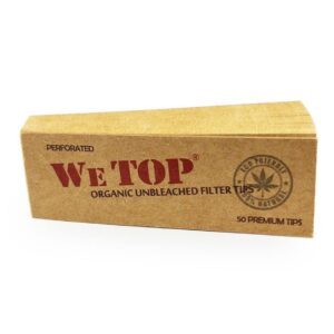 We TOP – Premium Organic Unbleached Filter Tips – $0.99