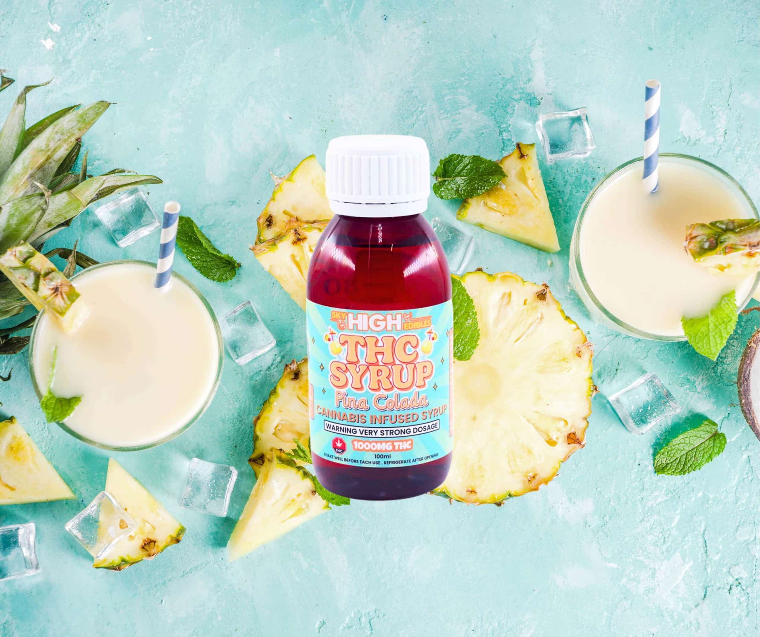 Sky High Syrup – Pina Colada 1000mg THC product image