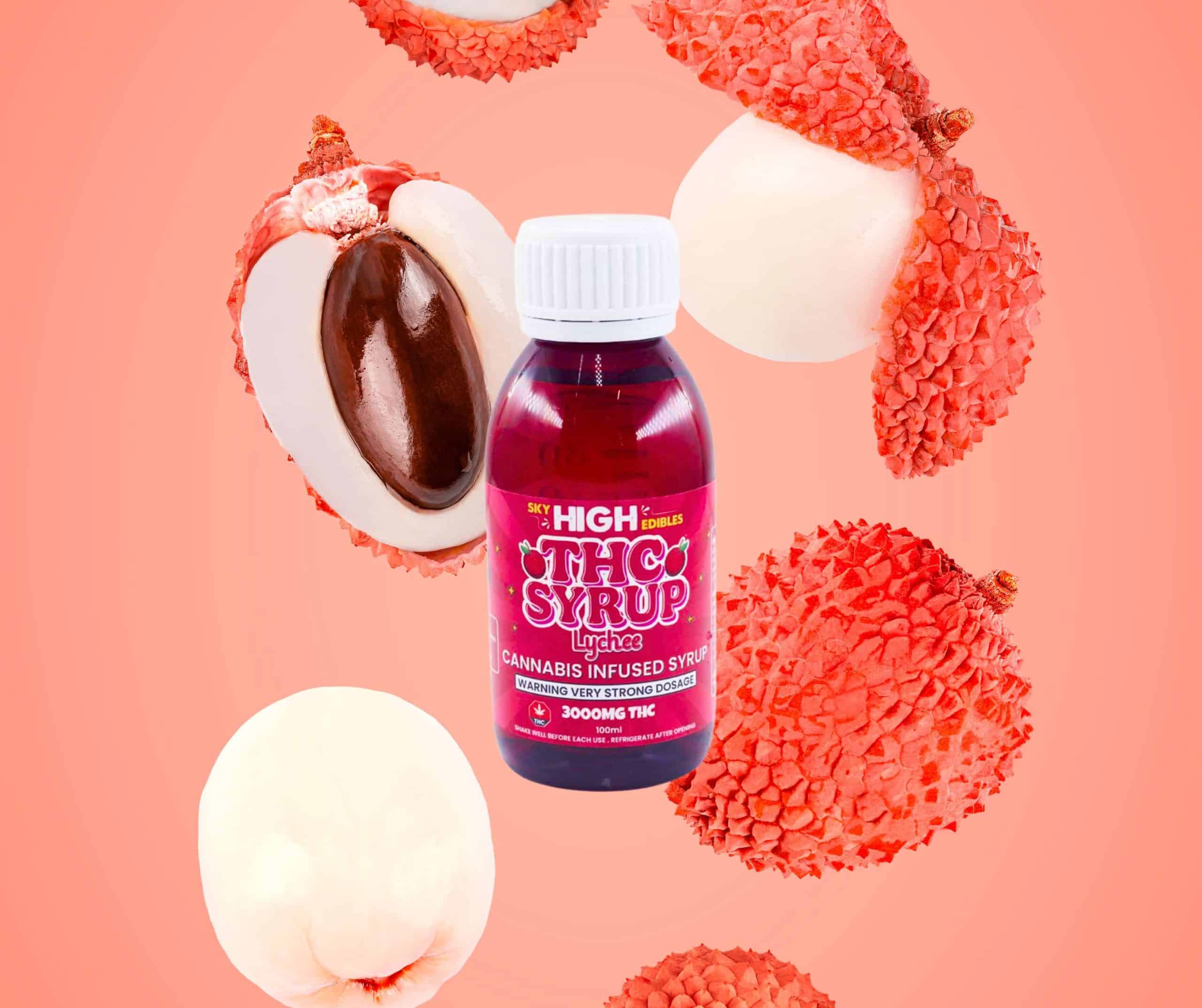 Sky High Syrup – Lychee 3000mg THC product image