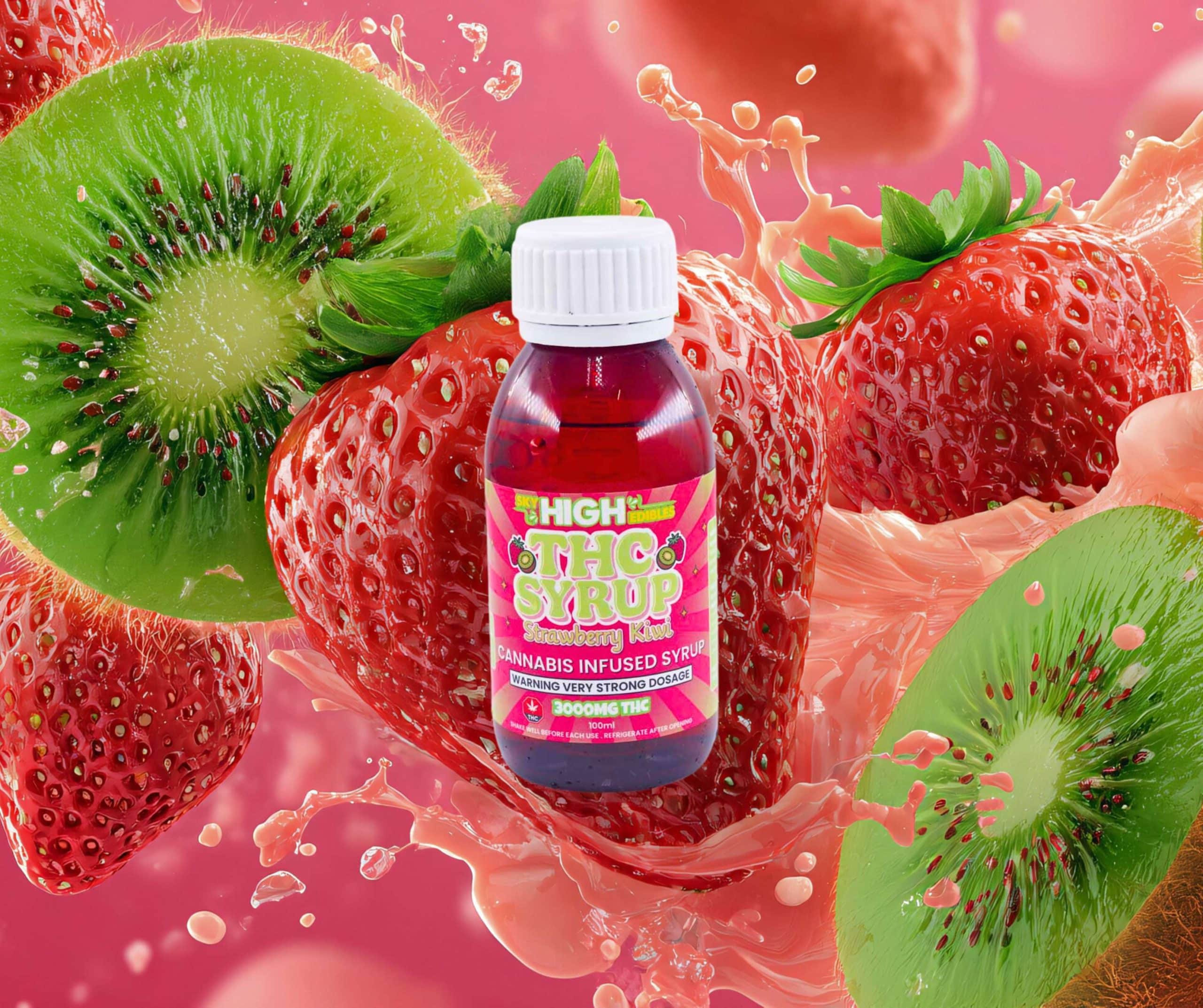 Sky High Syrup – Strawberry Kiwi 3000mg THC product image