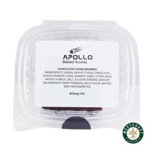 Apollo Baked Goods – Chocolate Fudge Brownie – 600mg THC product image