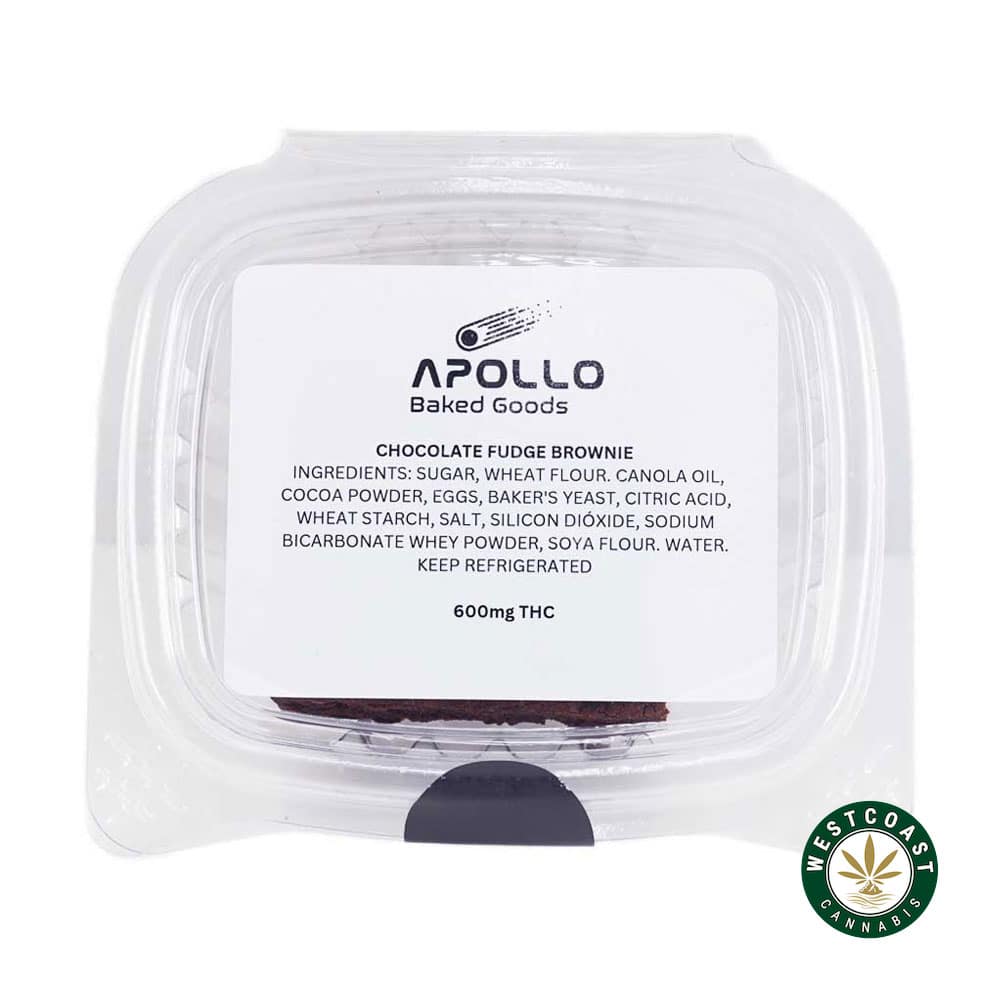 Apollo Baked Goods – Chocolate Fudge Brownie – 600mg THC product image