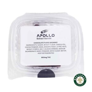 Apollo Baked Goods – Chocolate Fudge Brownie – 900mg THC product image