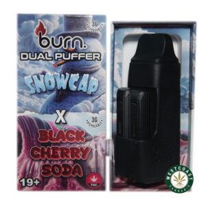 Burn Extracts – Dual 3 Gram Puffer – Snowcap x Black Cherry Soda (3 Grams + 3 Gram) product image