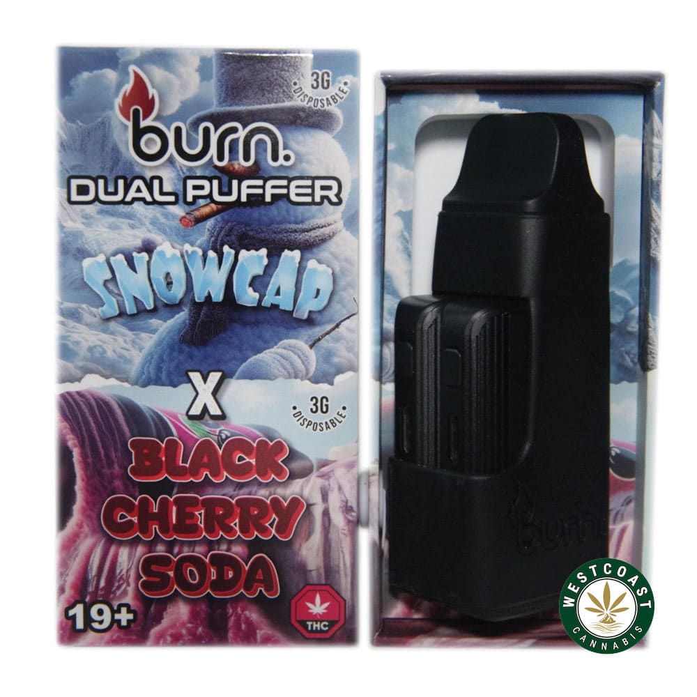 Burn Extracts – Dual 3 Gram Puffer – Snowcap x Black Cherry Soda (3 Grams + 3 Gram) product image