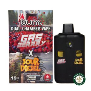 Burn Extracts – Dual Chamber Disposable Vape – Gas Berry + Sour Diesel (3+3 Gram) product image
