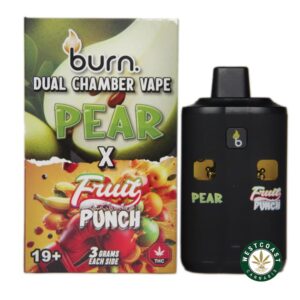 Burn Extracts – Dual Chamber Disposable Vape – Pear + Fruit Punch (3+3 Gram) product image