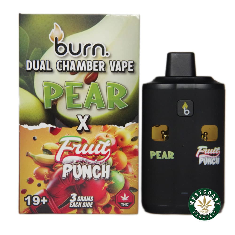 Burn Extracts – Dual Chamber Disposable Vape – Pear + Fruit Punch (3+3 Gram) product image