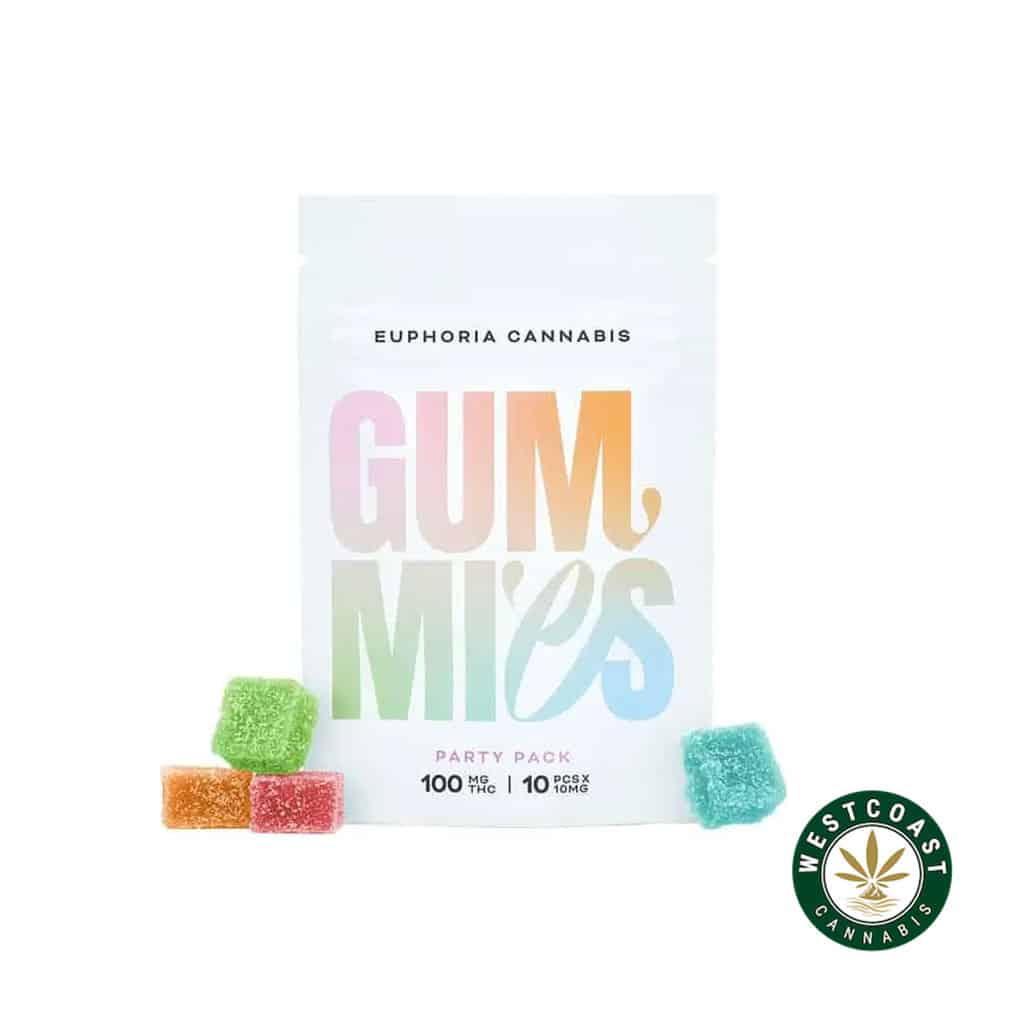 Euphoria Cannabis – Party Pack Gummies 100mg THC product image