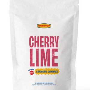 One Stop – Sour Cherry Lime THC Gummies 500mg product image