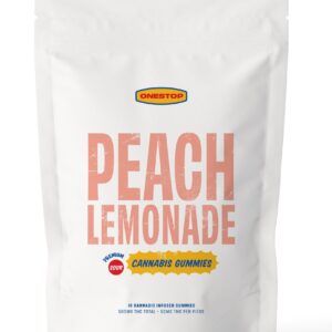 One Stop – Sour Peach Lemonade THC Gummies 500mg product image