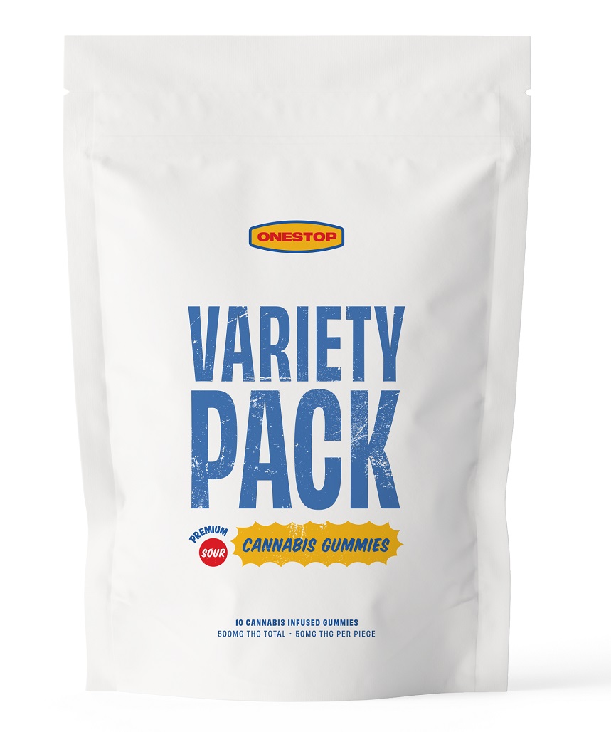 One Stop – Sour Variety Pack THC Gummies 500mg product image