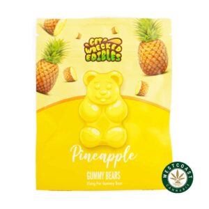 Get Wrecked Edibles – Pineapple Gummy Bears 300mg THC product image