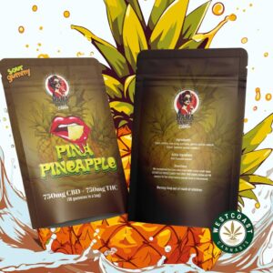 Mama Anne’s Edibles – Pina-Pineapple Gummy – 1:1 (750mg CBD + 750mg THC) product image