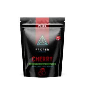 Proper Extracts Edibles – Triangles 1080mg Live Resin Gummies – Cherry product image