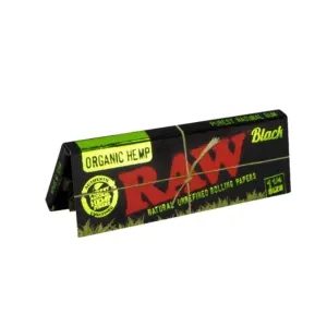 Raw Hemp Black Organic Rolling Paper product image