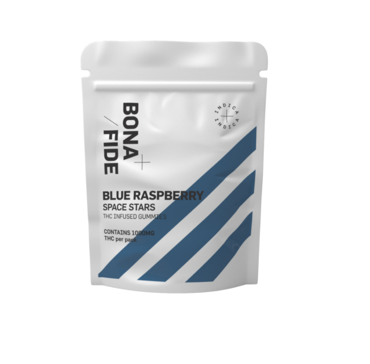 Bonafide – Space Stars – Blue Raspberry (500mg THC, 1000mg THC) Indica product image