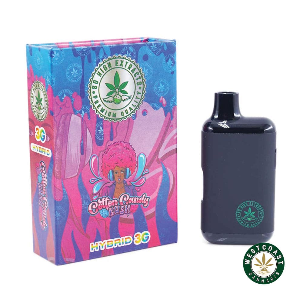So High Extracts Disposable Pen – Cotton Candy 3ML (Hybrid) product image