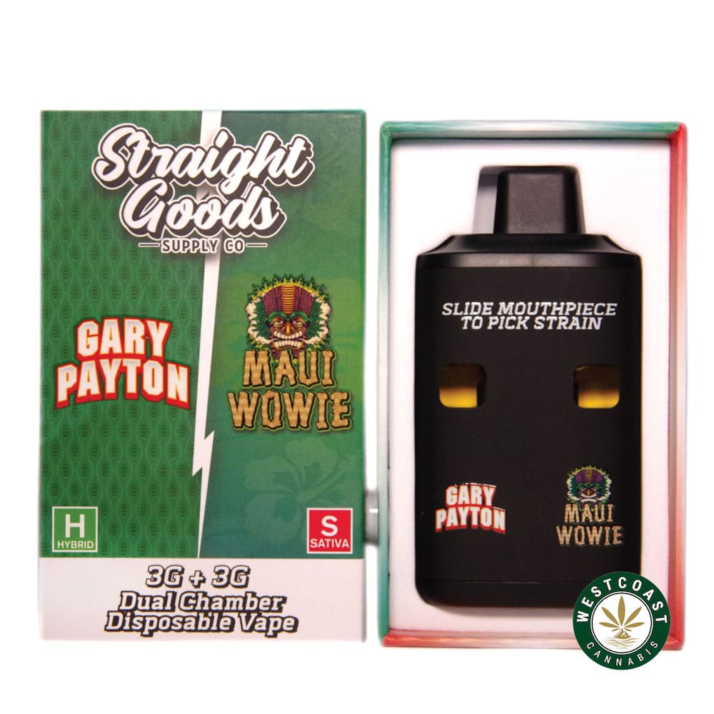 Straight Goods – Dual Chamber Vape – Gary Payton + Maui Wowie (3 Grams + 3 Grams) product image