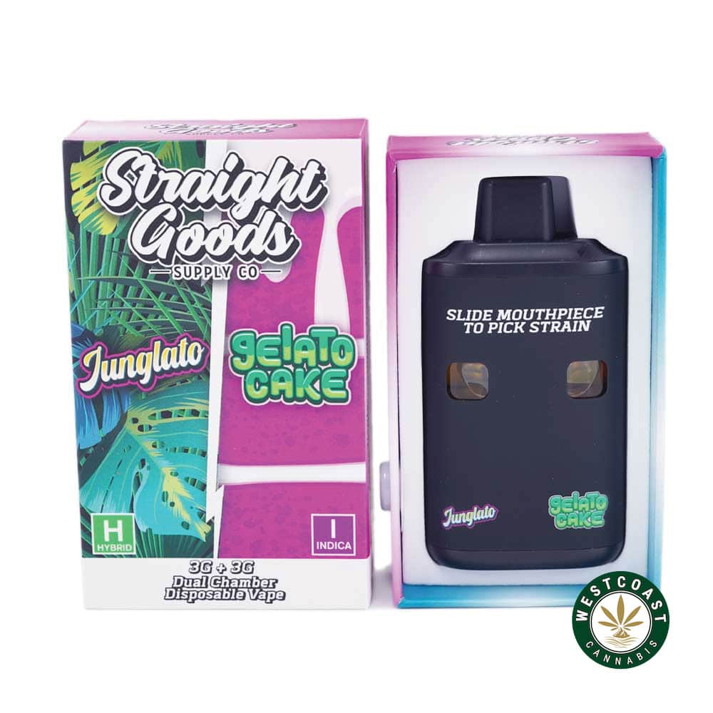 Straight Goods – Dual Chamber Vape – Junglato + Gelato Cake (3 Grams + 3 Grams) product image