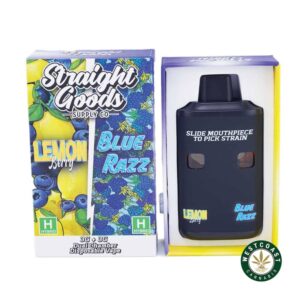 Straight Goods – Dual Chamber Vape – Lemon Berry + Blue Razz (3 Grams + 3 Grams) product image
