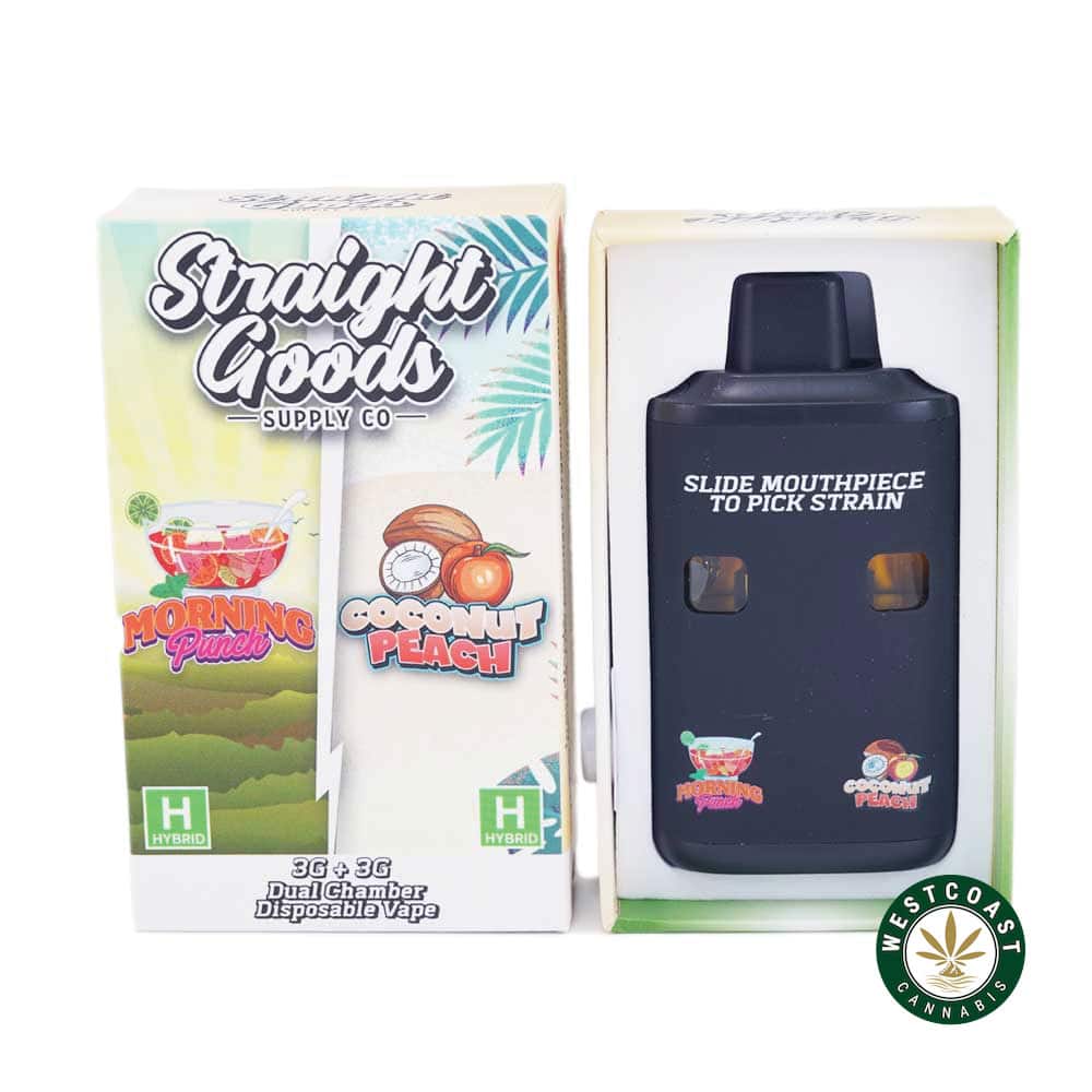 Straight Goods – Dual Chamber Vape – Morning Punch + Coconut Punch (3 Grams + 3 Grams) product image