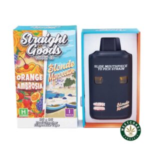 Straight Goods – Dual Chamber Vape – Orange Ambrosia + Blonde Moroccan (3 Grams + 3 Grams) product image