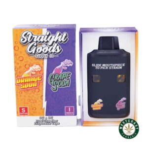 Straight Goods – Dual Chamber Vape – Orange Soda + Grape Soda (3 Grams + 3 Grams) product image
