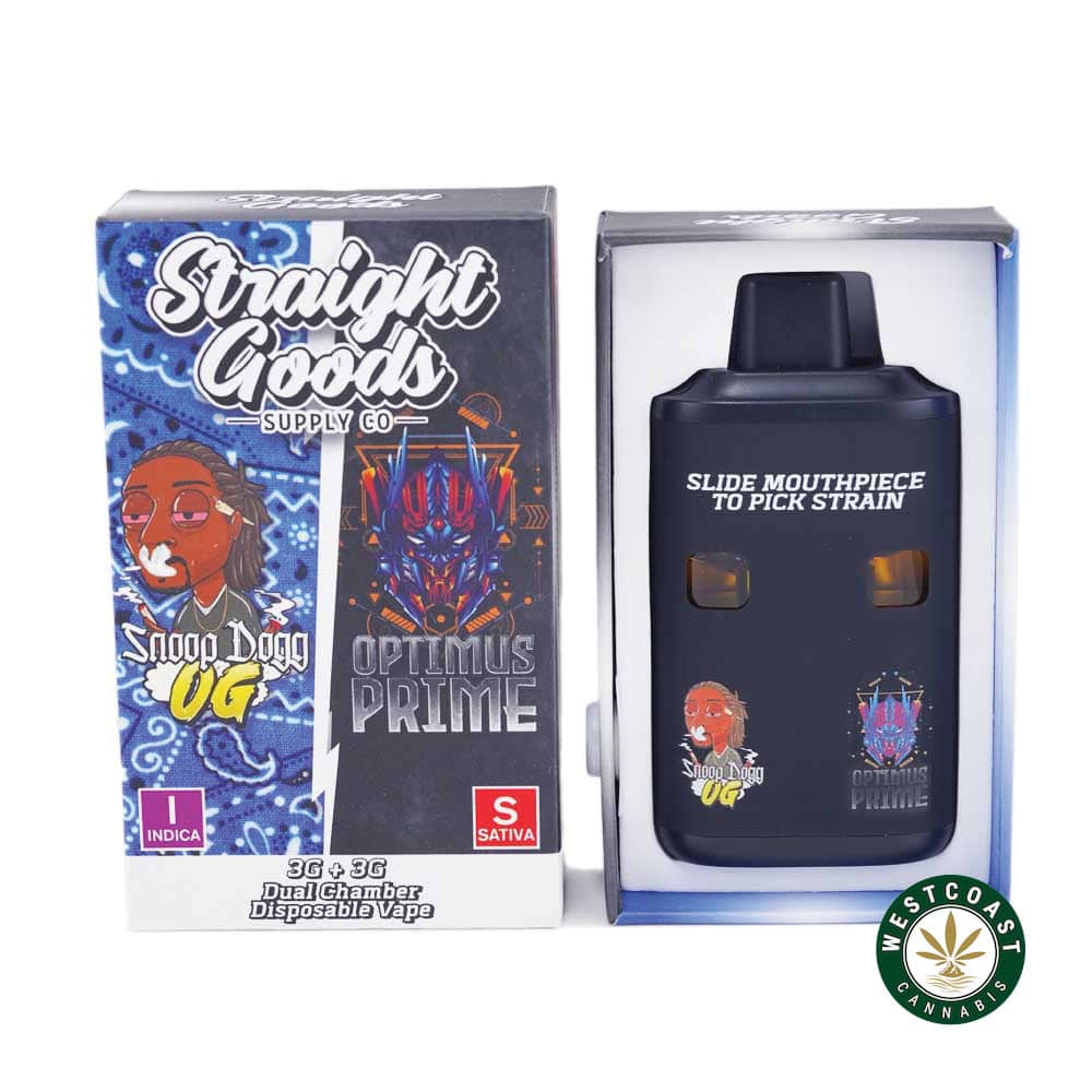 Straight Goods – Dual Chamber Vape – Snoop Dogg OG + Optimus Prime (3 Grams + 3 Grams) product image