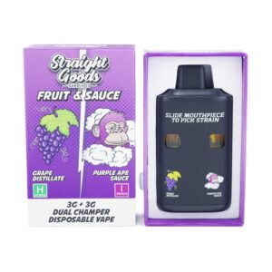 Straight Goods – Dual Chamber Vape – Grape + Purple Ape (3 Grams + 3 Grams) product image